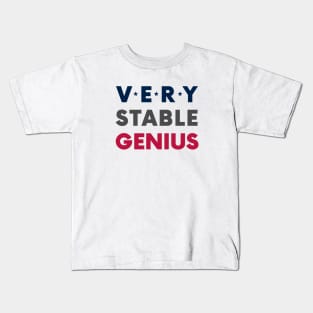 Very Stable Genius Kids T-Shirt